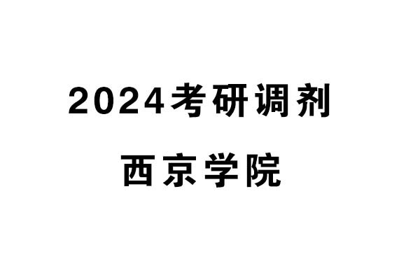 西京學(xué)院設(shè)計(jì)藝術(shù)學(xué)院2024年考研調(diào)劑信息-設(shè)計(jì)（專碩）